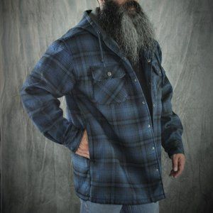 Dickies Men's Hooded Flannel Jacket